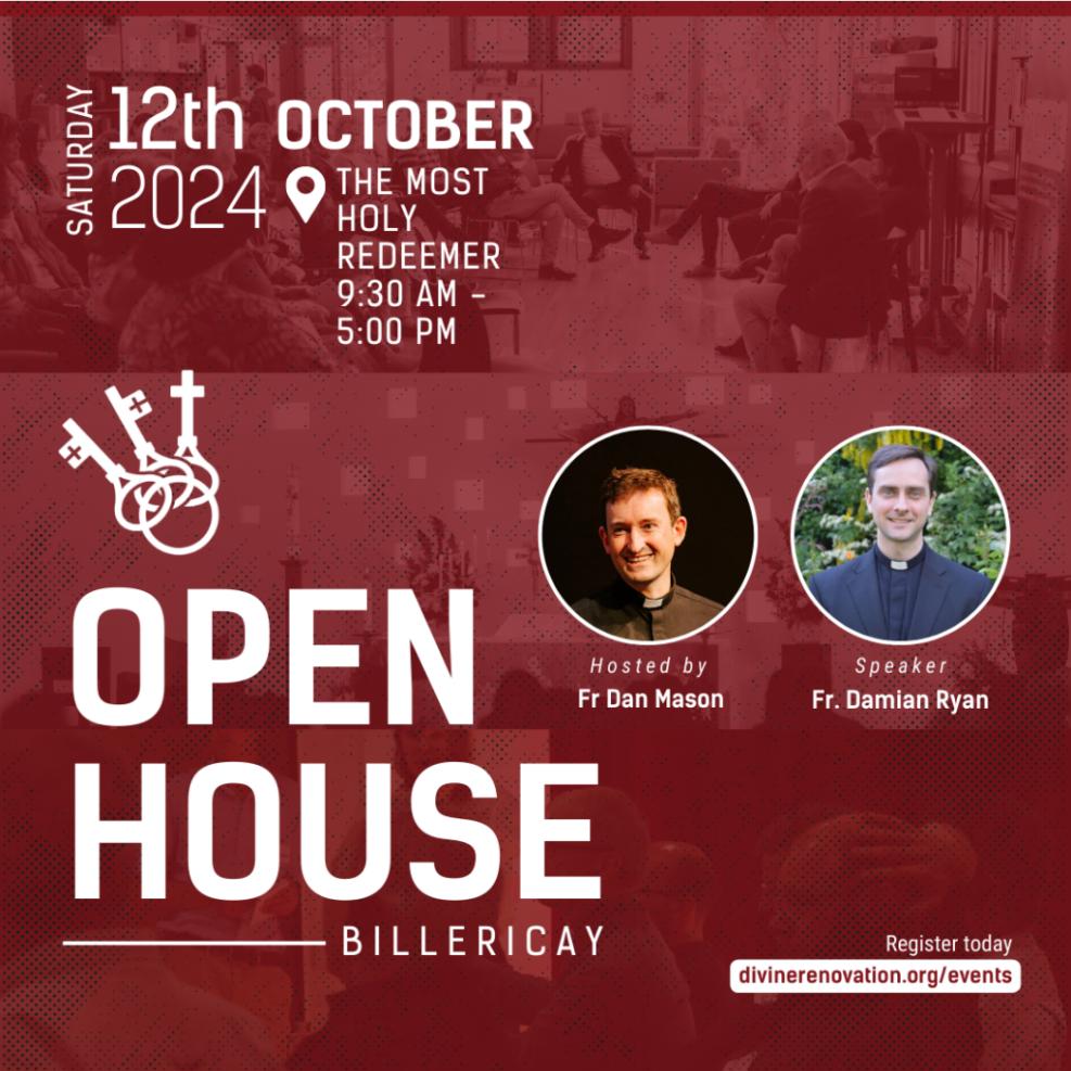 Open House Event 12th October Billericay